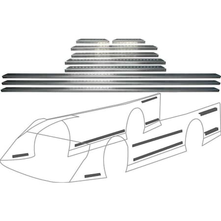 Allstar Performance Late Model Aluminum Body Brace Kit ALL23105